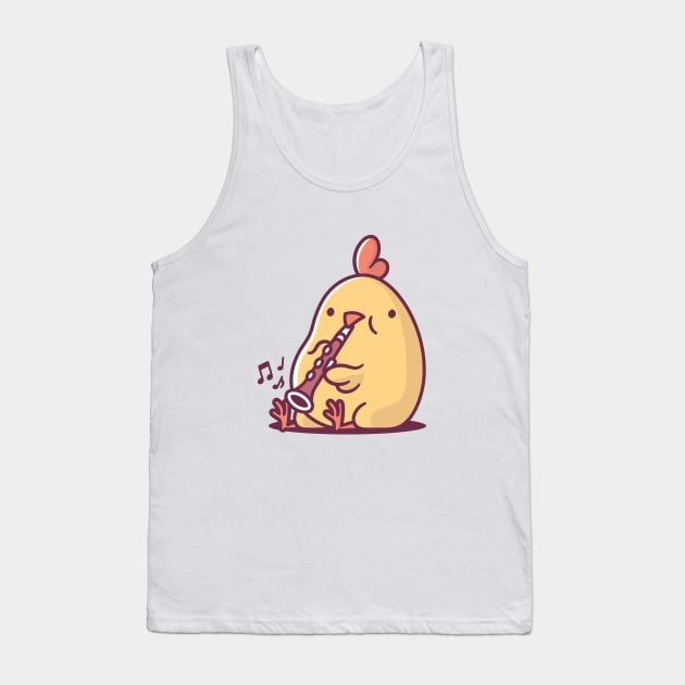 Clarinet Chick Tank Top by zoljo